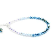 Pulseras Degradé y Combinadas – Preciosa® Crystals 4 mm (Degradé Azul )