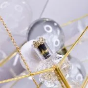 Aros nudo GOLD Pasantes plata- con baño dorado