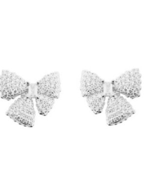 Aros LAZOS tendencia coquette de plata 925