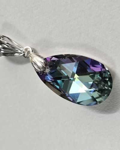 Dije gota cristal swarovsky lila&celeste