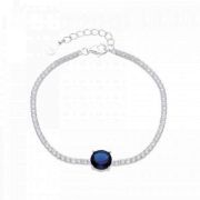 Pulsera punto luz azul