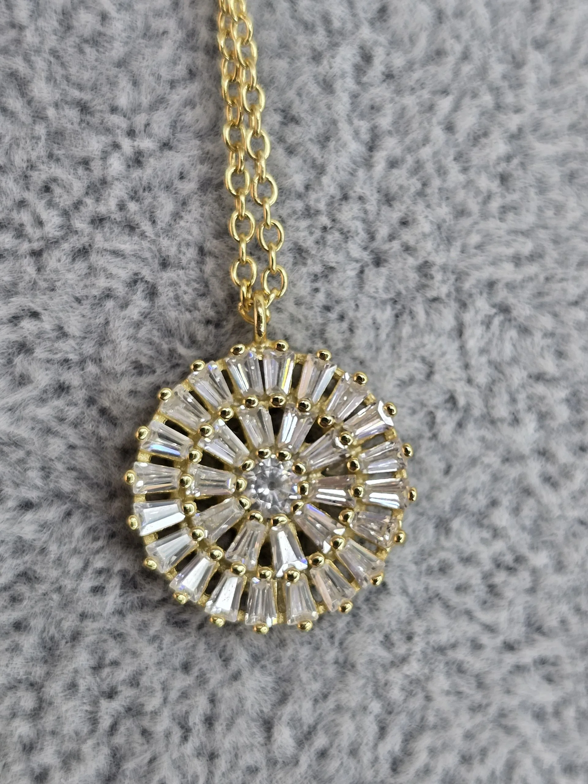 Conjunto Gold punto luz circular