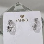 Argollas medianas rodinadas trama forcet