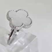 Anillo plata rodinada nacar bancliff