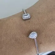 Esclava abierta de cubic gota cuadrado