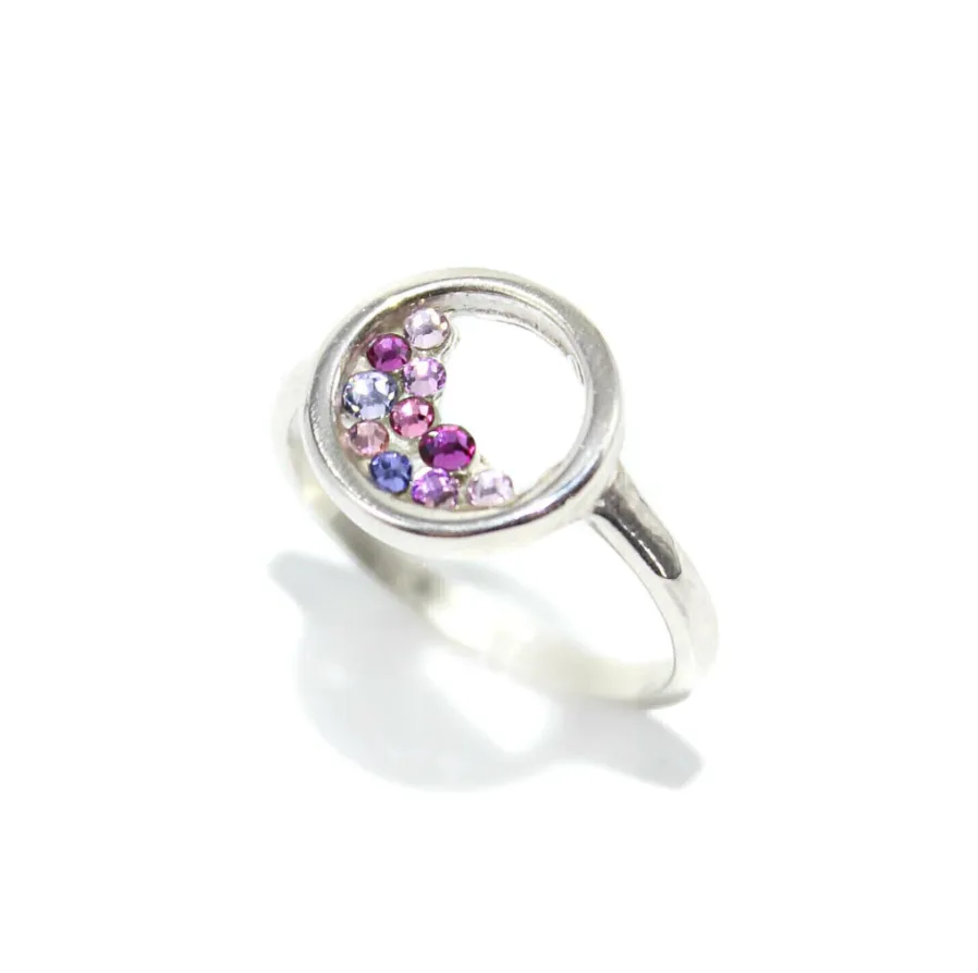 anillo eclipse rosa