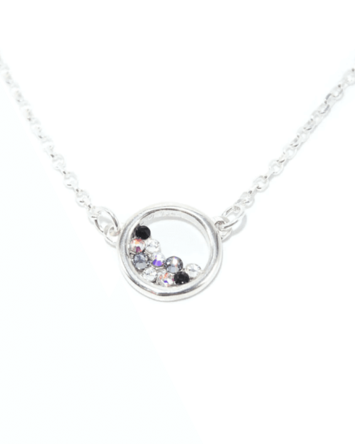 collar eclipse negro&grises