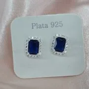 Aros cuadrados azules de cubics