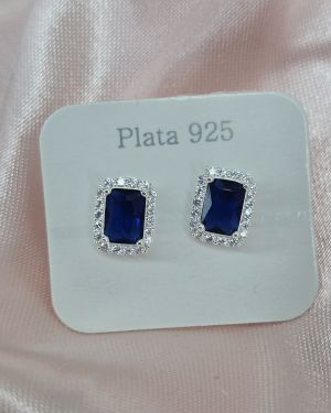 Aros cuadrados azules de cubics