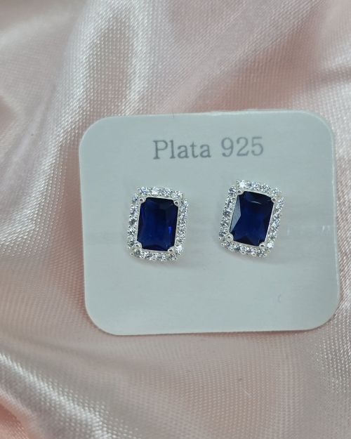 Aros cuadrados azules de cubics