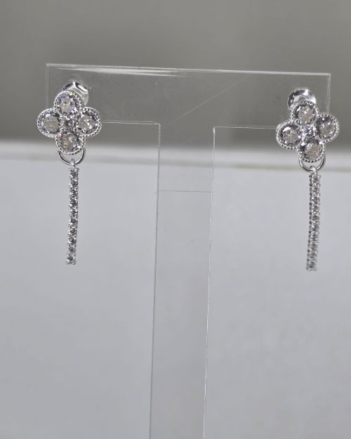 Zarcillos arargados de flor