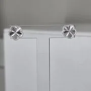 Aros van cleef pasantes plata