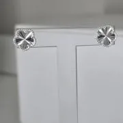 Aros van cleef pasantes plata