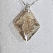 Cadena más dije cristal swarovski gold calado brillo