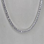 Gargantilla de Plata eslabon tennnis 2mm