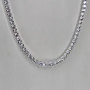Gargantilla de Plata eslabon tennnis 2mm
