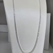 Gargantilla de Plata eslabon tennnis 2mm