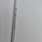 Gargantilla de Plata eslabon tennnis 2mm