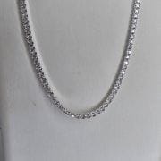 Gargantilla de Plata eslabon tennnis 2mm