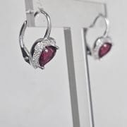 Aro brisura corazón cherry Plata 925