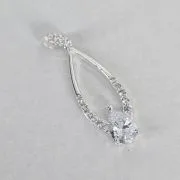 Conjunto Aros largos más dije calado punto luz y microcubics