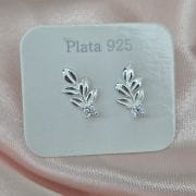 zarcillos de espiga pasantes
