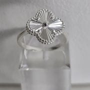 Anillo de plata estilo van cleef