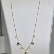 Gargantilla GOLD estilo van cleef con punto luz