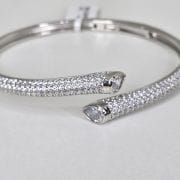 Esclava doble con piedras rodinada gota cubic