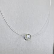 Tanza de 45 cm con bola cristal aurora boreal