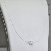 Tanza de 45 cm con bola cristal aurora boreal