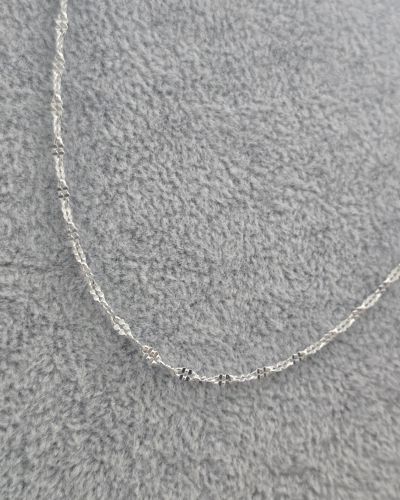 Cadena finita con brillo de Plata 925