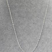 Cadena finita con brillo de Plata 925