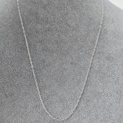 Cadena finita con brillo de Plata 925