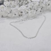 Pulsera trenzada plata italiana finita