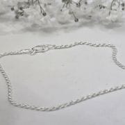 Pulsera trenzada plata italiana finita