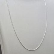 Cadena cola de ratón plata 40 cm