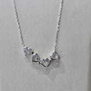 Cadena de trebol corazones imantada doble uso