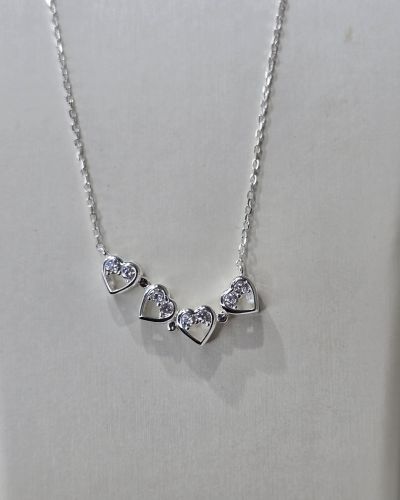 Cadena de trebol corazones imantada doble uso