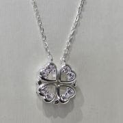 Cadena de trebol corazones imantada doble uso