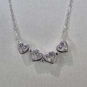 Cadena de trebol corazones imantada doble uso