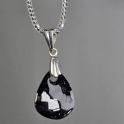 Dije humo cristal swarovski – Drop para cadena grande