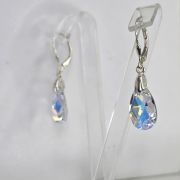 Aros brisura cristal aurora boreal ovalados