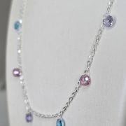 Choker punto de luz colores pasteles con cubics de 5 mm