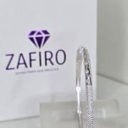 Pulsera esclava de puntos de luz pave Plata 925