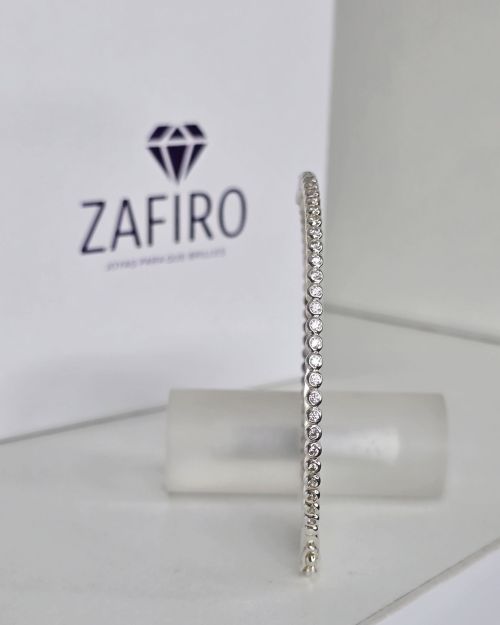 Pulsera rigida esclava con puntos de luz