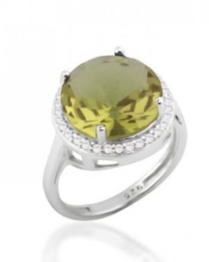 Anillo 💍 de Plata con cubic maiz