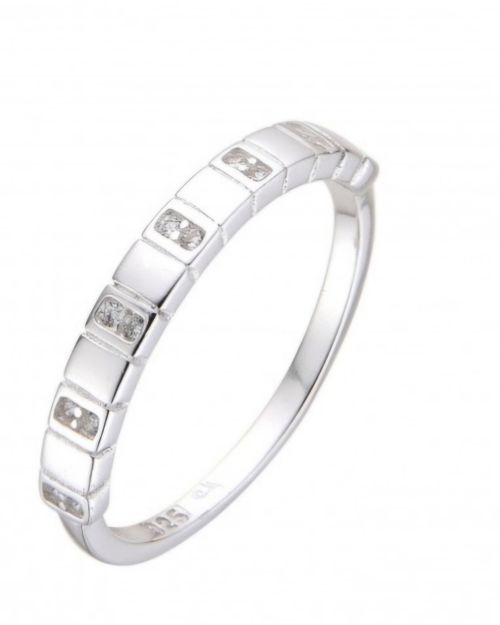 Anillo de Plata con brillo y liso