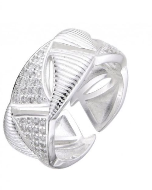 Anillo de plata regulable