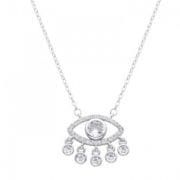 Gargantilla con ojo turco protector